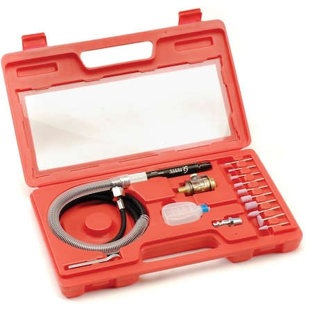 Sunex Pencil Air Die Grinder Set, 16 Piece, 58000 RPM, 5.3 CFM, 1/4 NPT Inlet SX245K